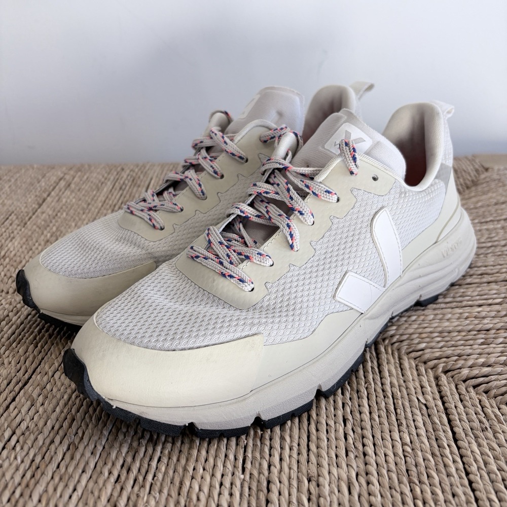 VEJA Womens Dekkan Alveomesh Sneaker Beige Trainer Athletic Shoe Eco Sz 8
